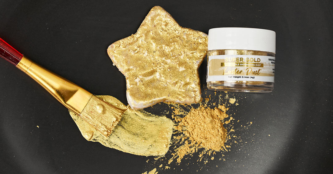 24 Karat Gold Edible Luster Dust - 24K Gold Luster Dust Powder