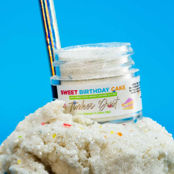 Birthday Cake Flavor Edible Glitter - FDA Approved - Food Grade - Kosher Certified