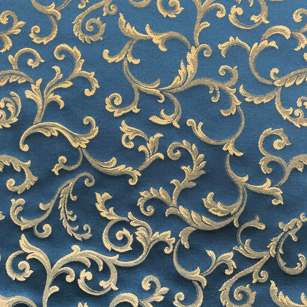 fabric 2021/New Collection Italian Designer bee print and crown pattern  gold yarn jacquard fabric/Exclusive limited edition brocade ⋆