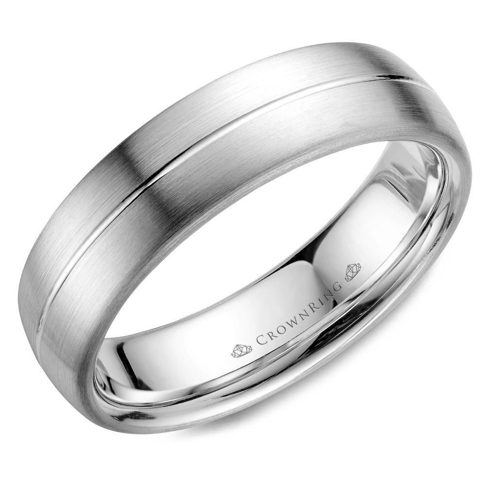 Order Men's Ring Winsome Aura 585 White Gold