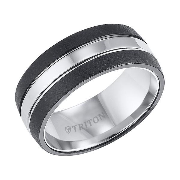 Audi Ring, Silver Audi Ring, Silver Tungsten Ring, Silver Wedding Ring,  Tungsten Wedding Band, Silver Tungsten Wedding Ring