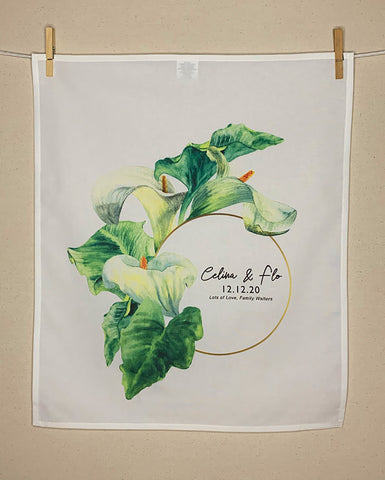 Custom Tea Towel Printing with Your Artwork & Logo Design