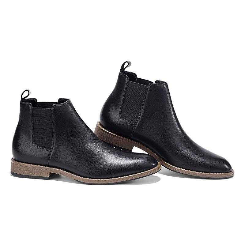 mens black dress chelsea boots