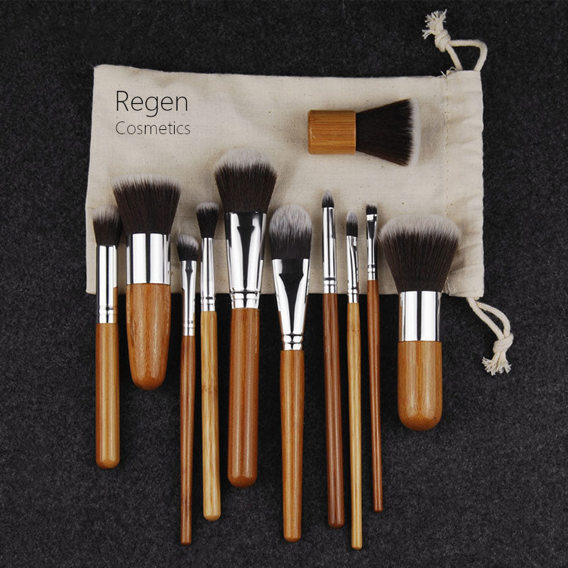 branded makeup brush set