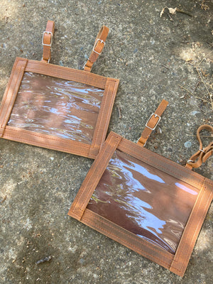 Leather Show Number Holders - Buckaroo Leather Products