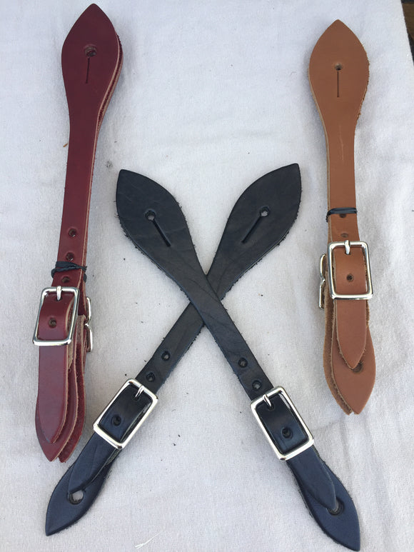 Plain Working Spur Straps – Buckaroo Leather Products