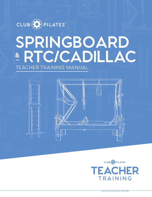 Pilates Springboard & Cadillac Manual – Club Pilates Teacher Training
