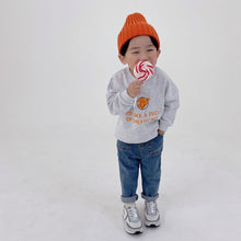 Load image into Gallery viewer, Baby Boy Girl Smile Id Like a Piece of Cheesecake Clothes Set Infant Outfits Long Sleeve Children Casual Sweatshirt Harem Pants Clothing

