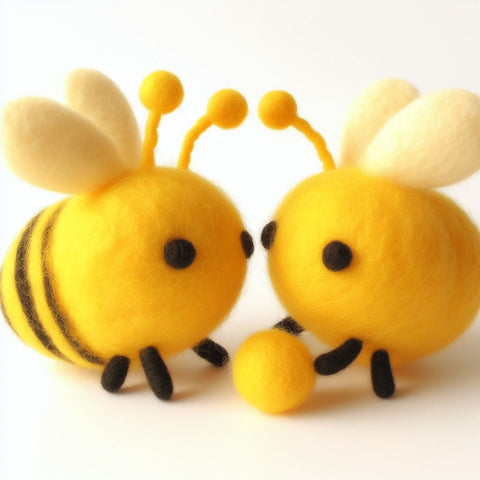felt honey bee