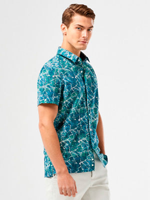 Men's Printed Shirt - Floral Burst Shirt