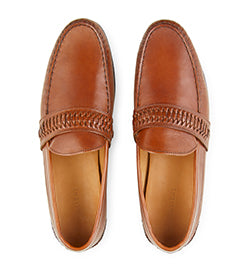 Calibre Tan Leather Loafers