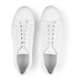 Calibre Men's Woven White Sneakers