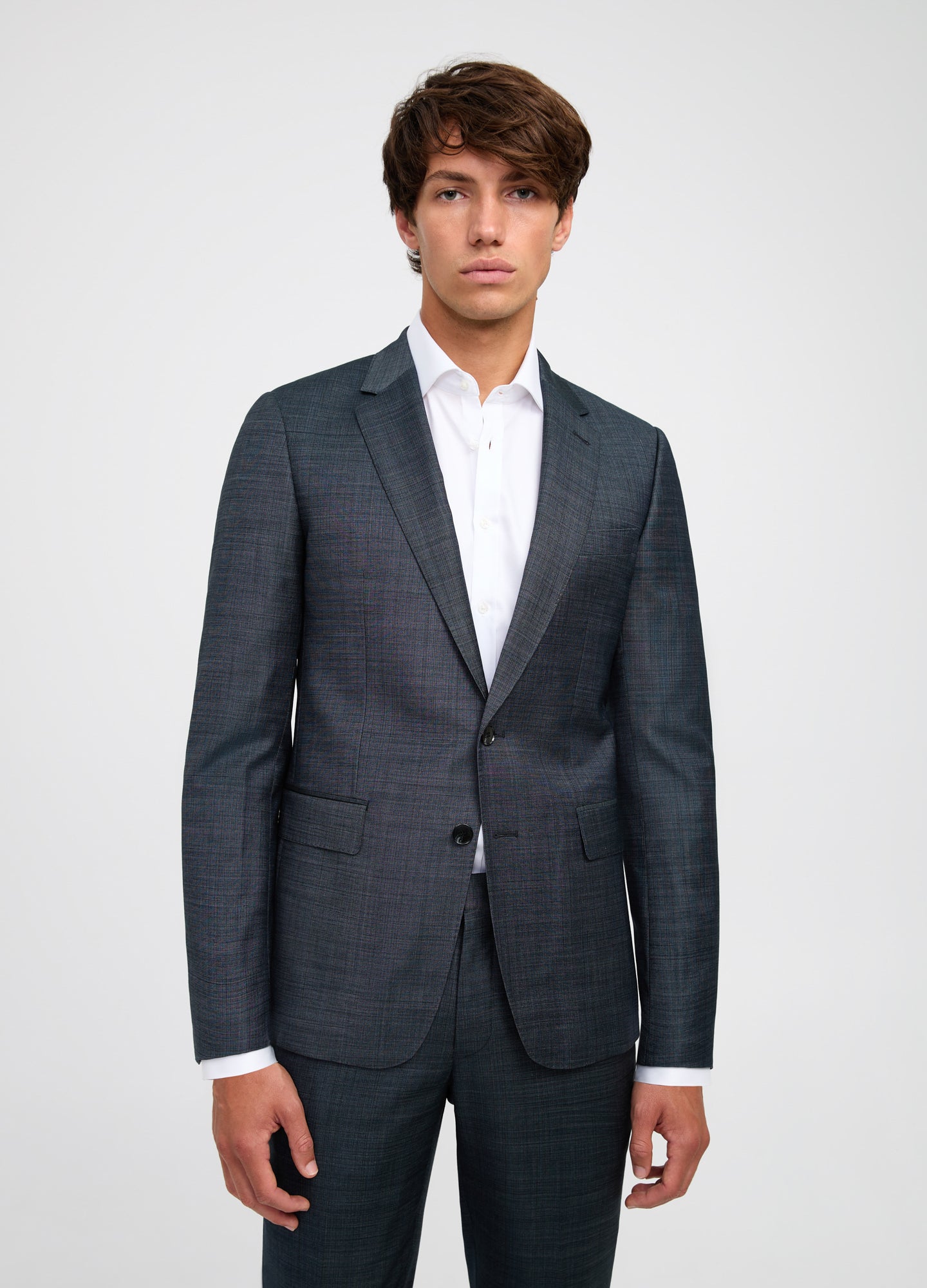 Refined Thatch Suit Jacket Pacific - Calibre Menswear