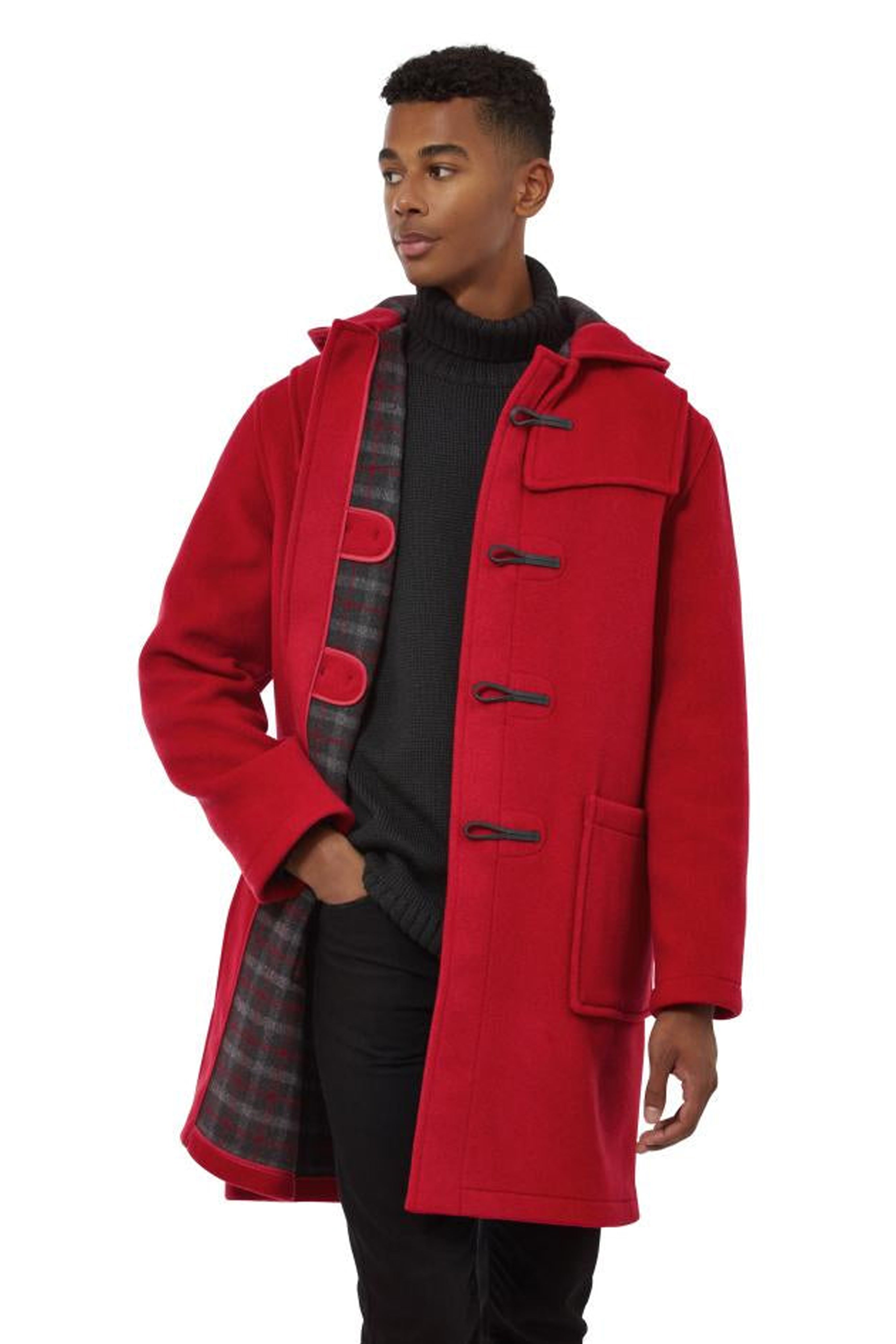 100% Authentic B - , L:S : C, S, Men's D Wool Coat, Grey (C) Promote ...