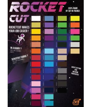 Nuancier couleur film fleex rocket sef