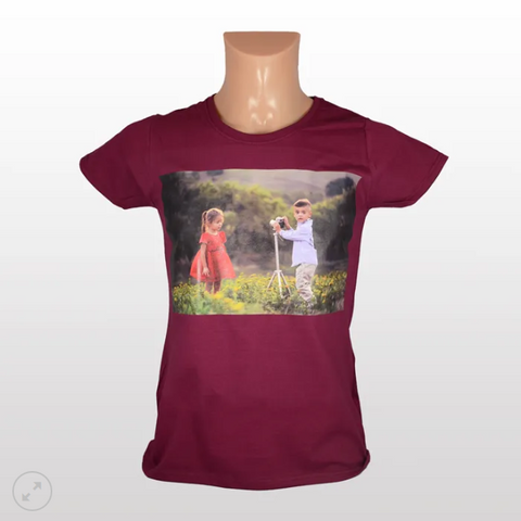 Impression photo facile sur tshirts couleurs