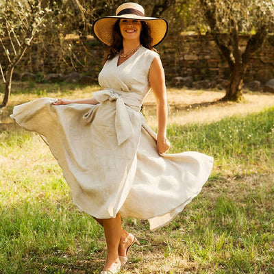 Kleid 'Amalfi' - Natural Beige
