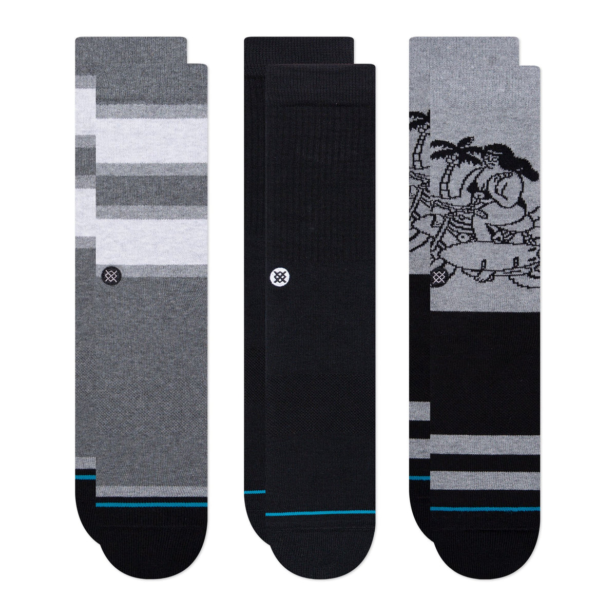 Stance Transporter Crew Sock 3 Pack Black – Stance Europe