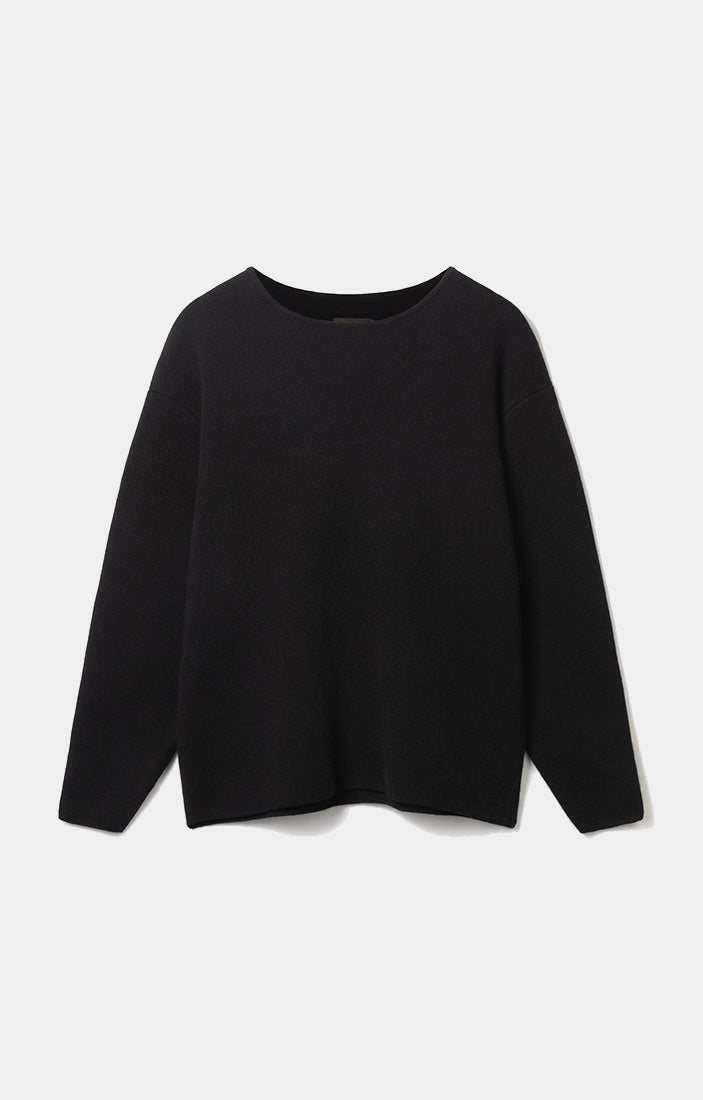 Axa Cashmere Sweater in Black – OYUNA