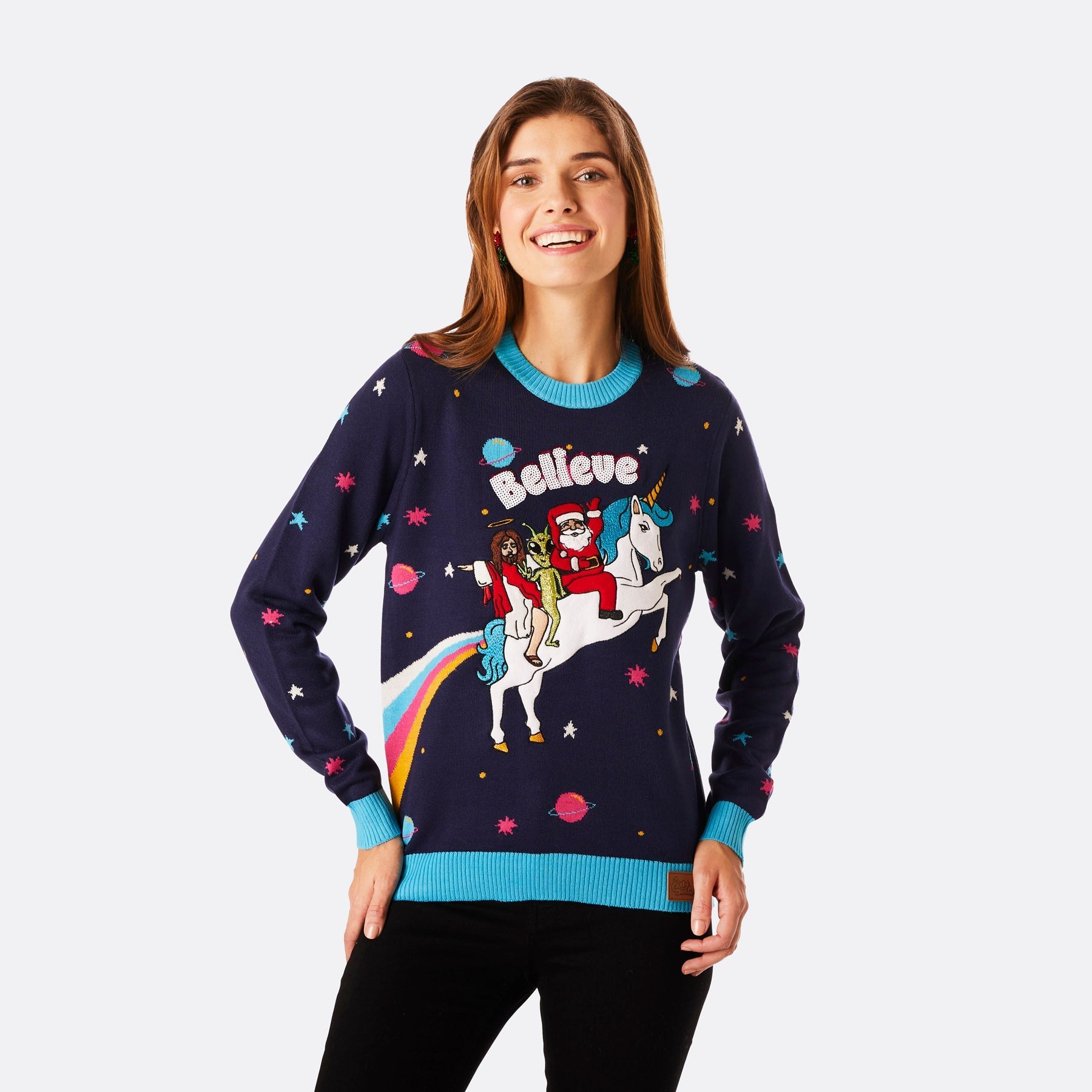 Billede af Believe Julesweater Dame