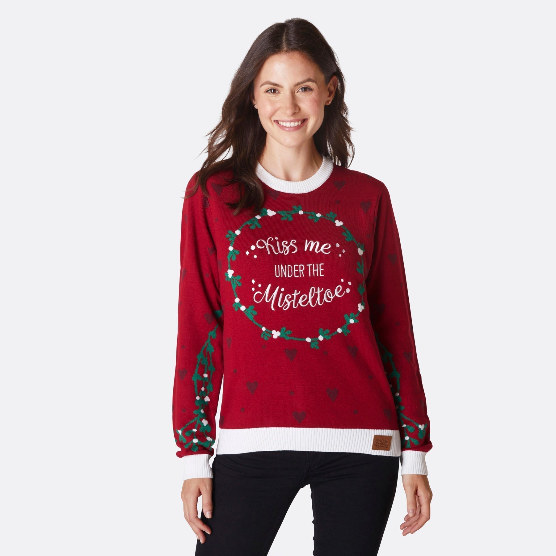 Billede af Mistelten Julesweater Dame hos SillySanta