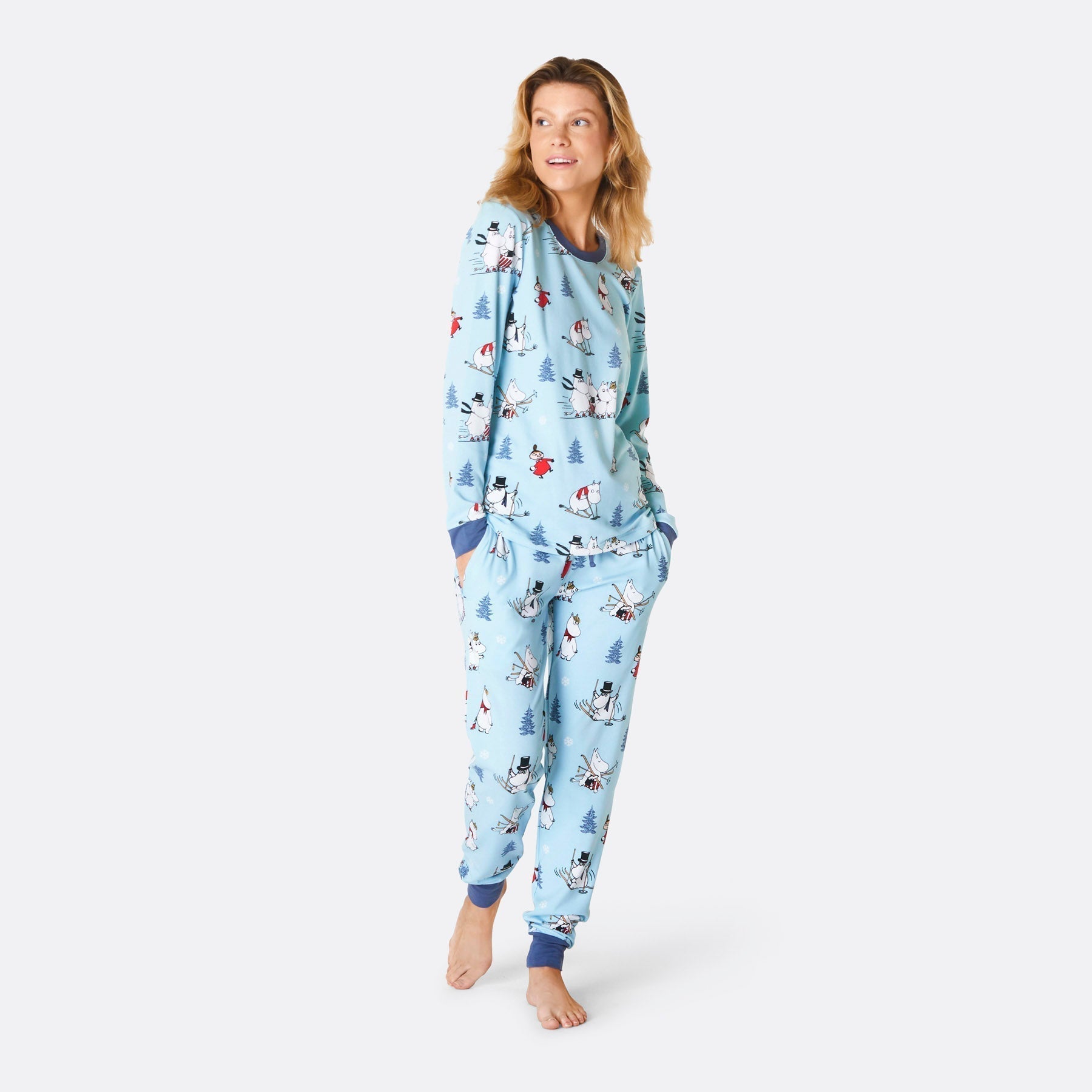 Billede af Mumi Blå Pyjamas Dame