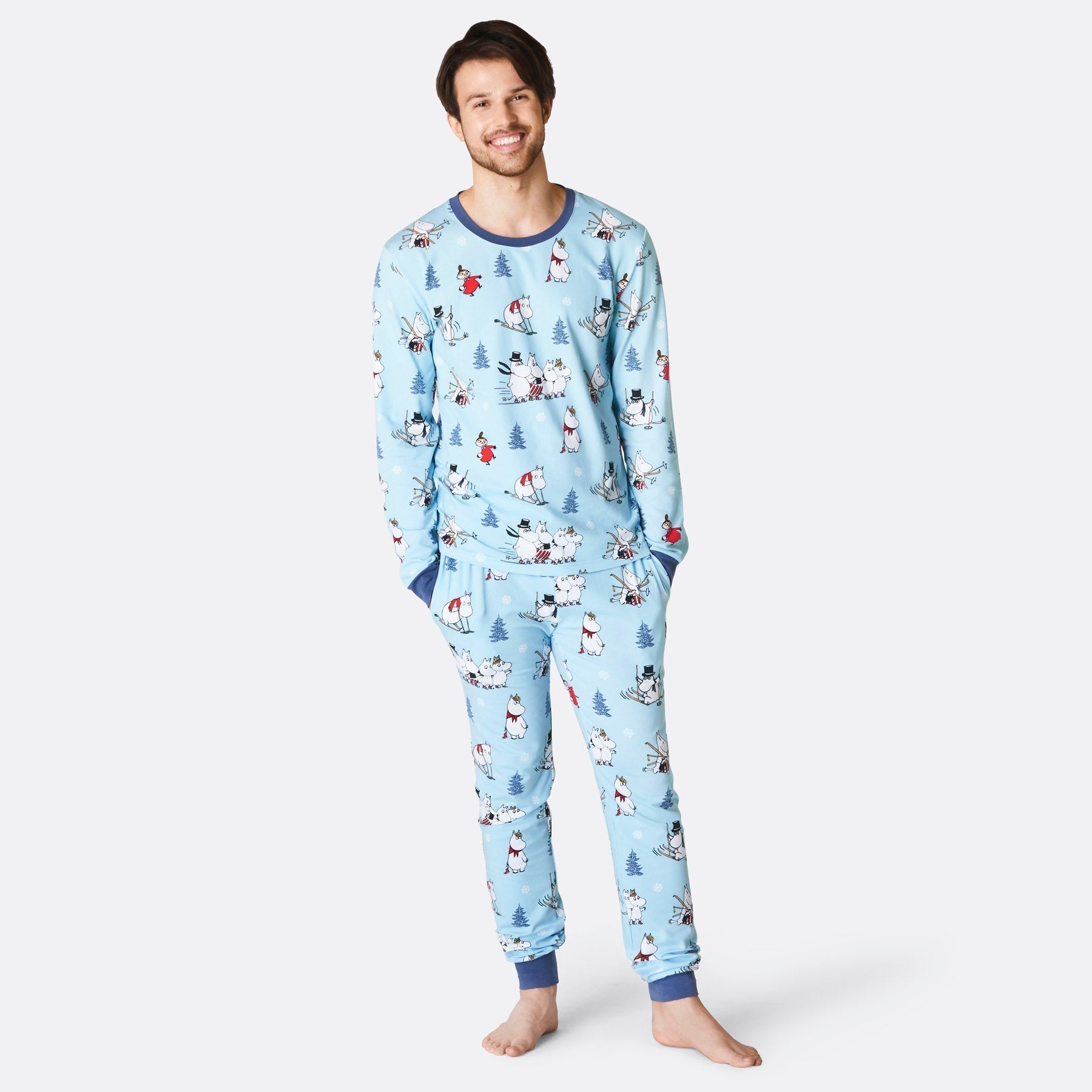 Mumi Blå Pyjamas Herre