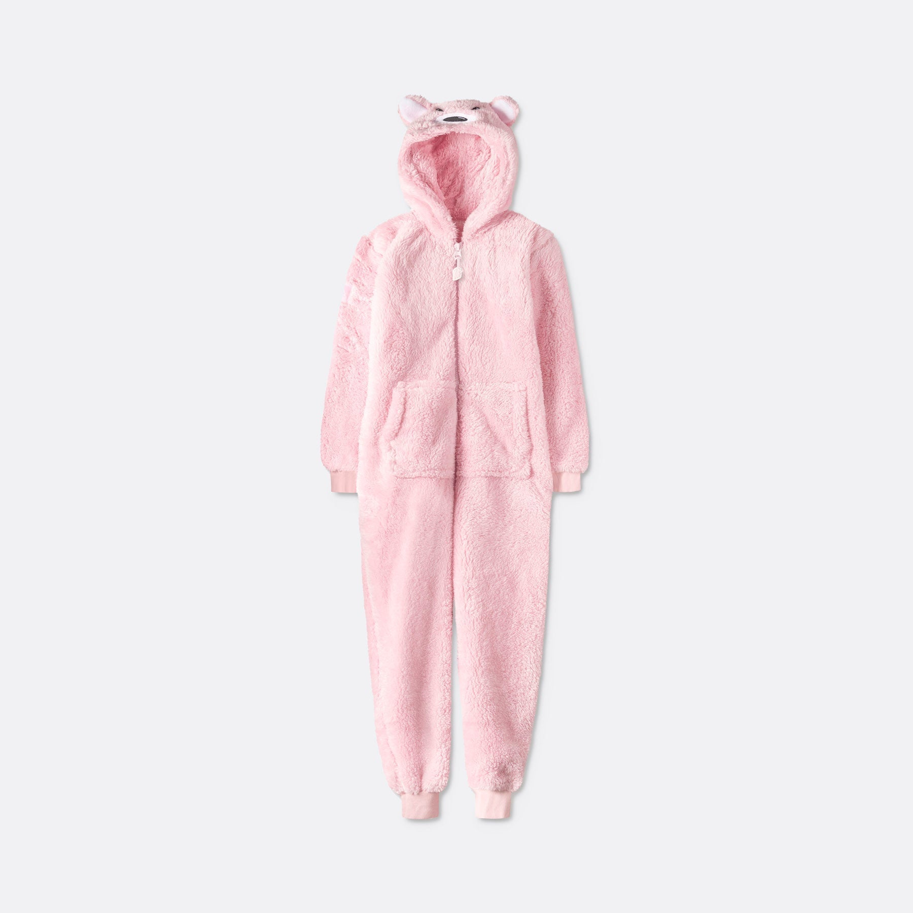 Se Børn | Pink Bamsebjørn Onesie Børn hos SillySanta