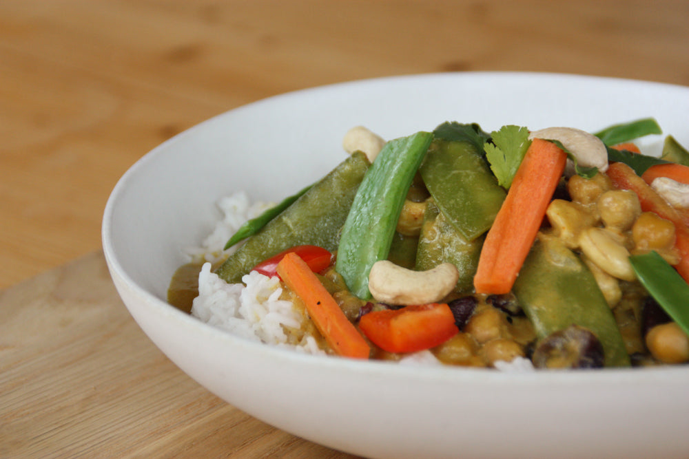 Gemüse-Curry mit Reis