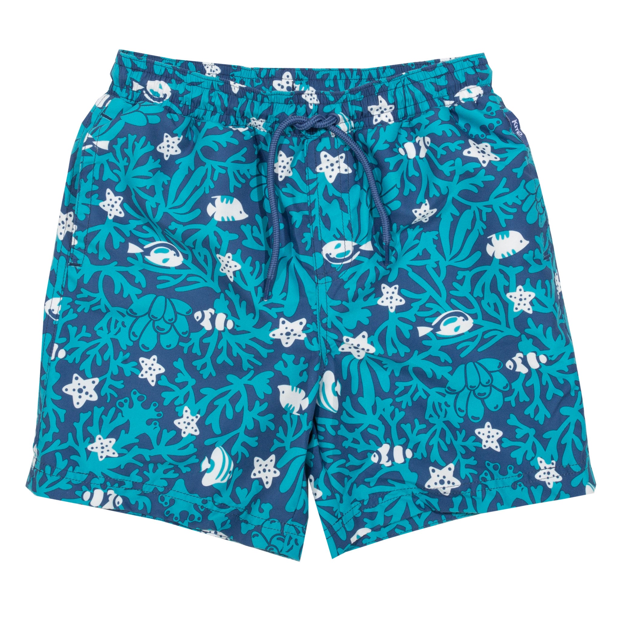 Kite Coral Reef Swim Shorts - Blue – The Thrifty Stork