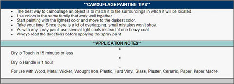 Krylon Camo Spray Paint 11 oz CanOlive / 1 Pack  Camo stencil, Camo spray  paint, Spray paint wicker