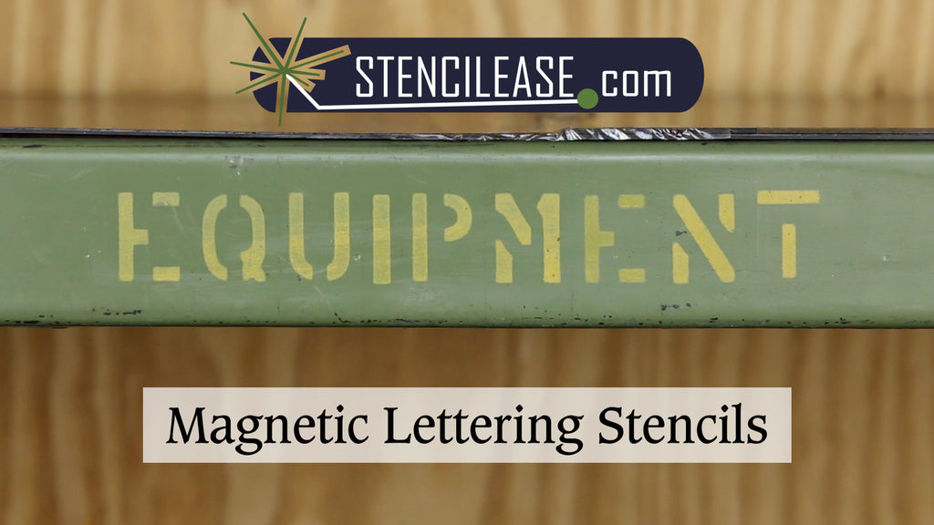 Magnetic Lettering Stencils