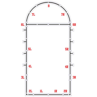 Circle Hop  Playground Game Stencil