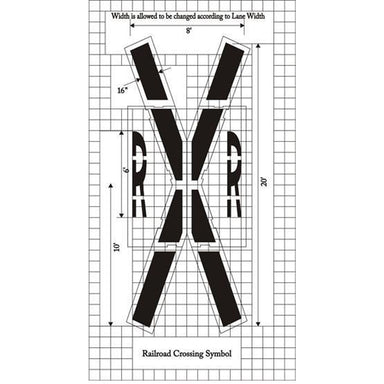 Line Stencils for crosswalks, line ends, and straight line stripes — Page 2  — 1-800-Stencil