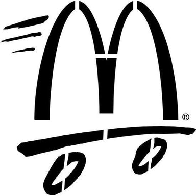 29 McDonalds Turn Arrow Circle Stencil — 1-800-Stencil