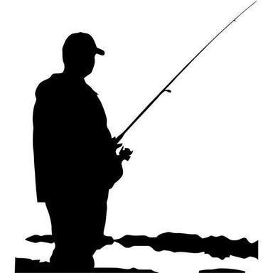 Fly Fishing Stencil