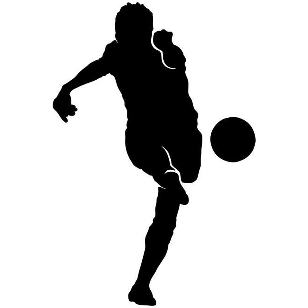 Goalkeeper Soccer Stencil