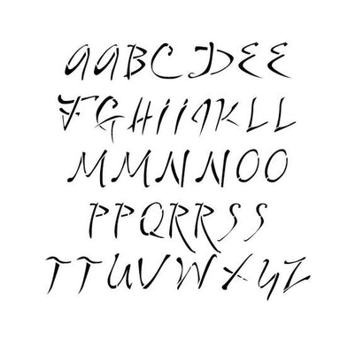 Caslon Alphabet Stencil Set