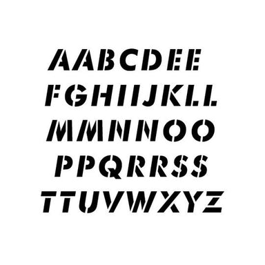 Futura Letter and Number Stencil Sets