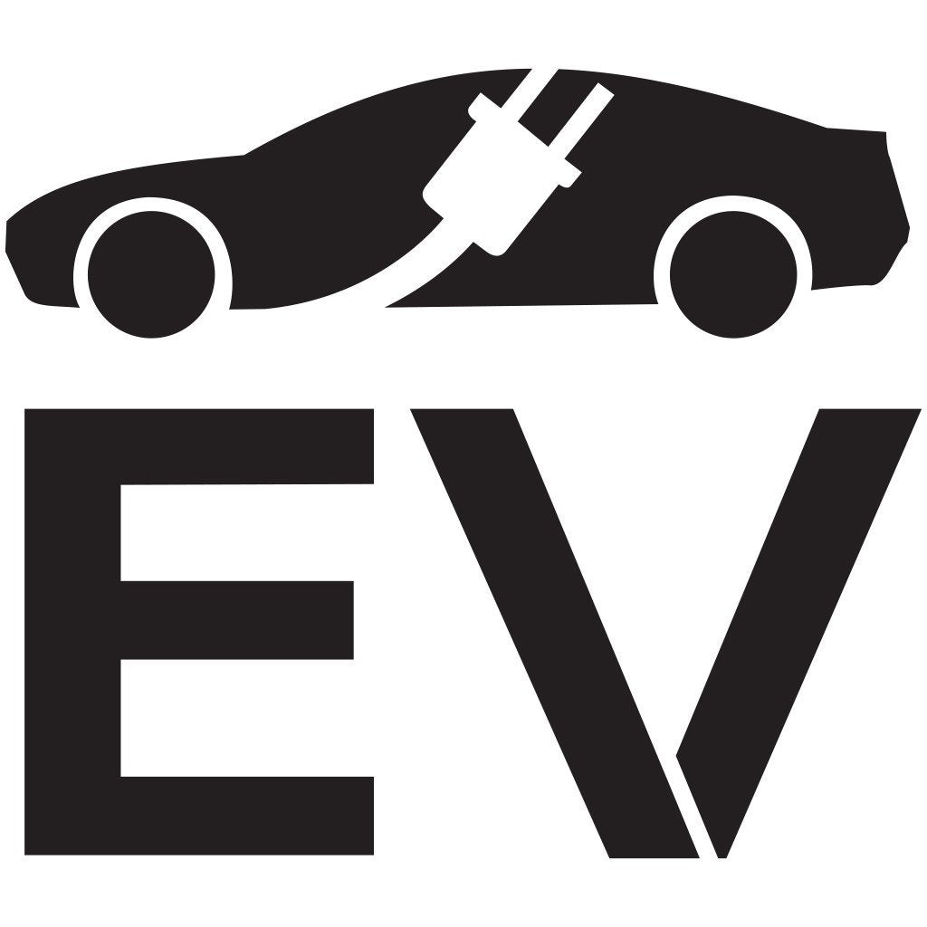 Electric Vehicle Charging Station EV Car with Plug Stencil Stencil Ease