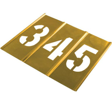 Brass Number Stencil Sets