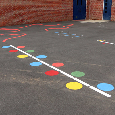 Playground Game Stencil  Conflict Resolution Circle