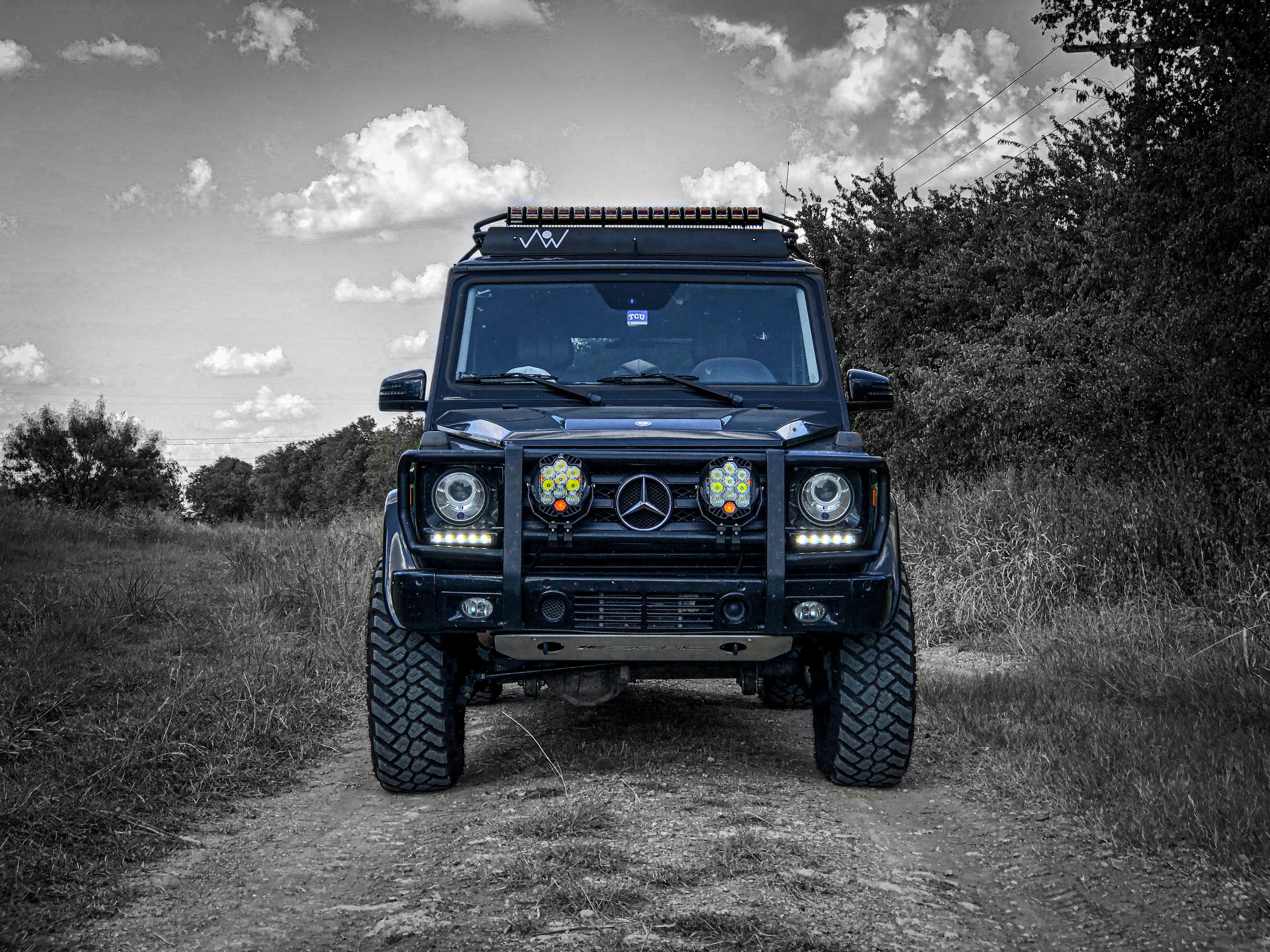 g wagon light bar pod lights rigid adapt baja designs lp9 pro