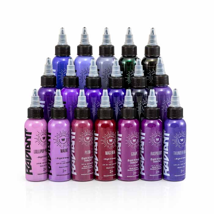 Amazoncom Radiant New 27 Color Tattoo Ink Set 1oz  Beauty  Personal Care