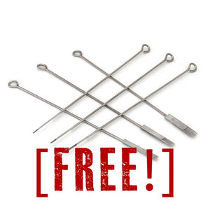 Stainless Steel Straight Piercing Needles - 2