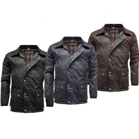 game waxed jacket