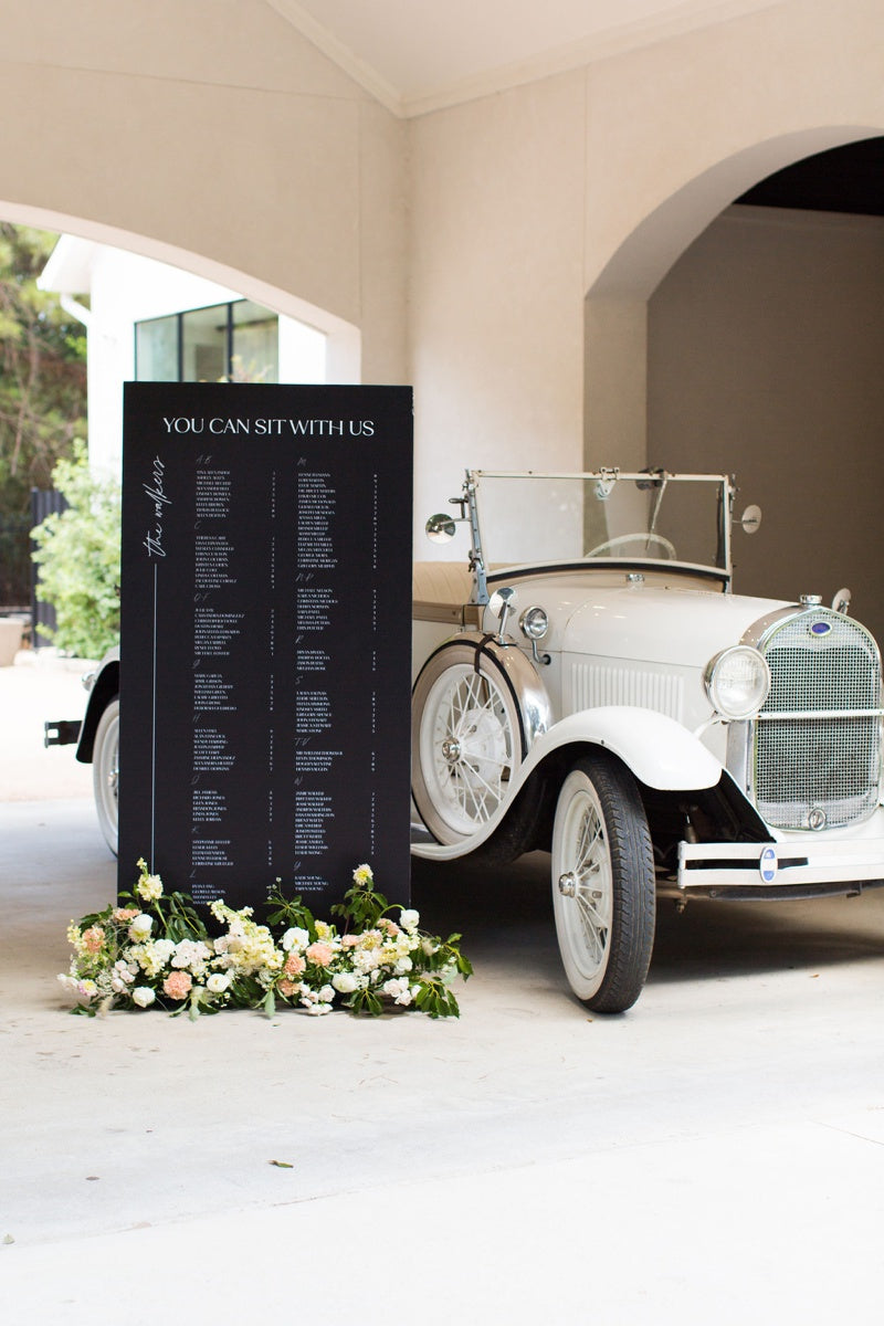 Wedding Reception Signage By Lily Roe Co.