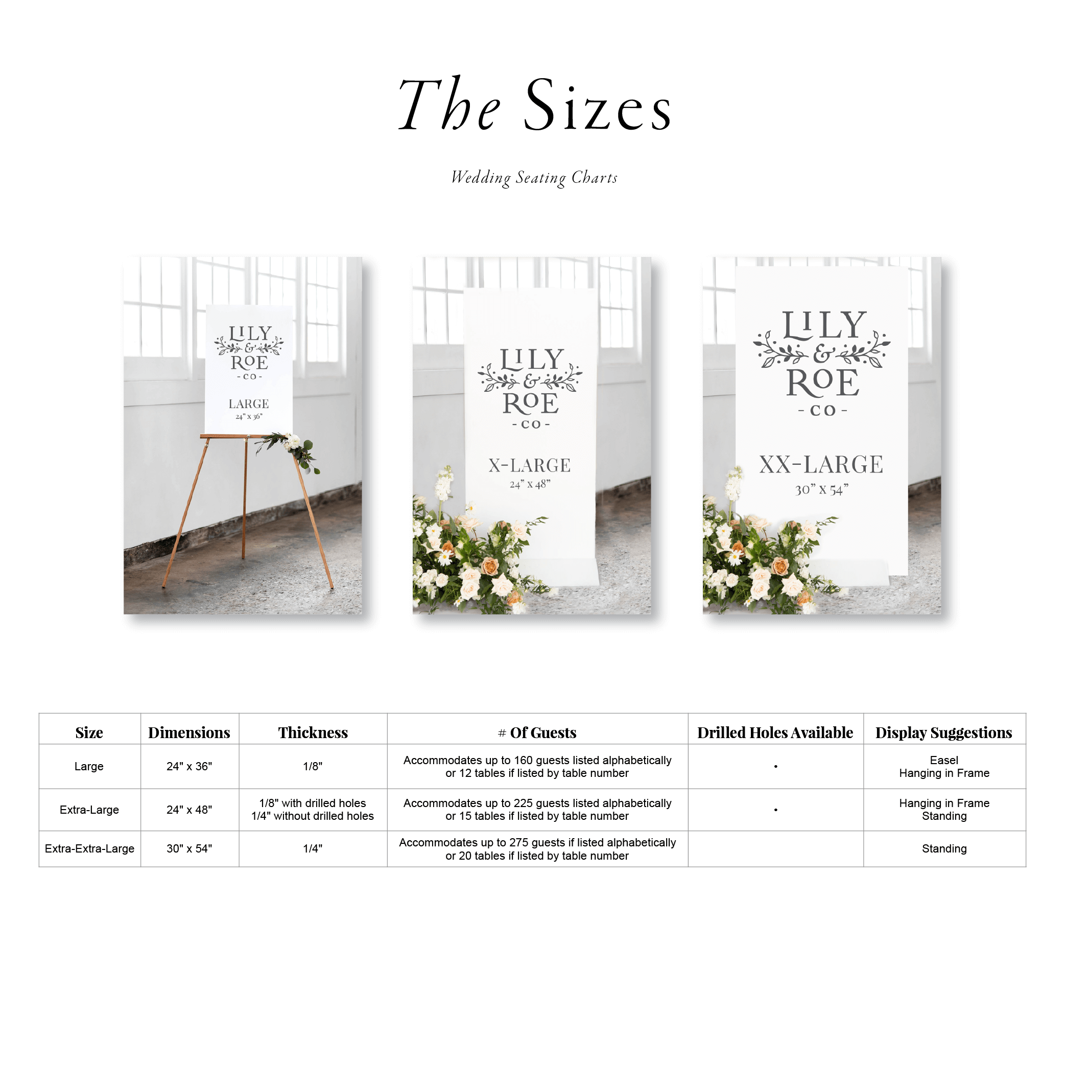 Wexel Art on Instagram: Elevate your love story with the perfect  personalized acrylic sign. Create a stylish welcome sign or seating chart  onto our single sheet of acrylic for your modern wedding!