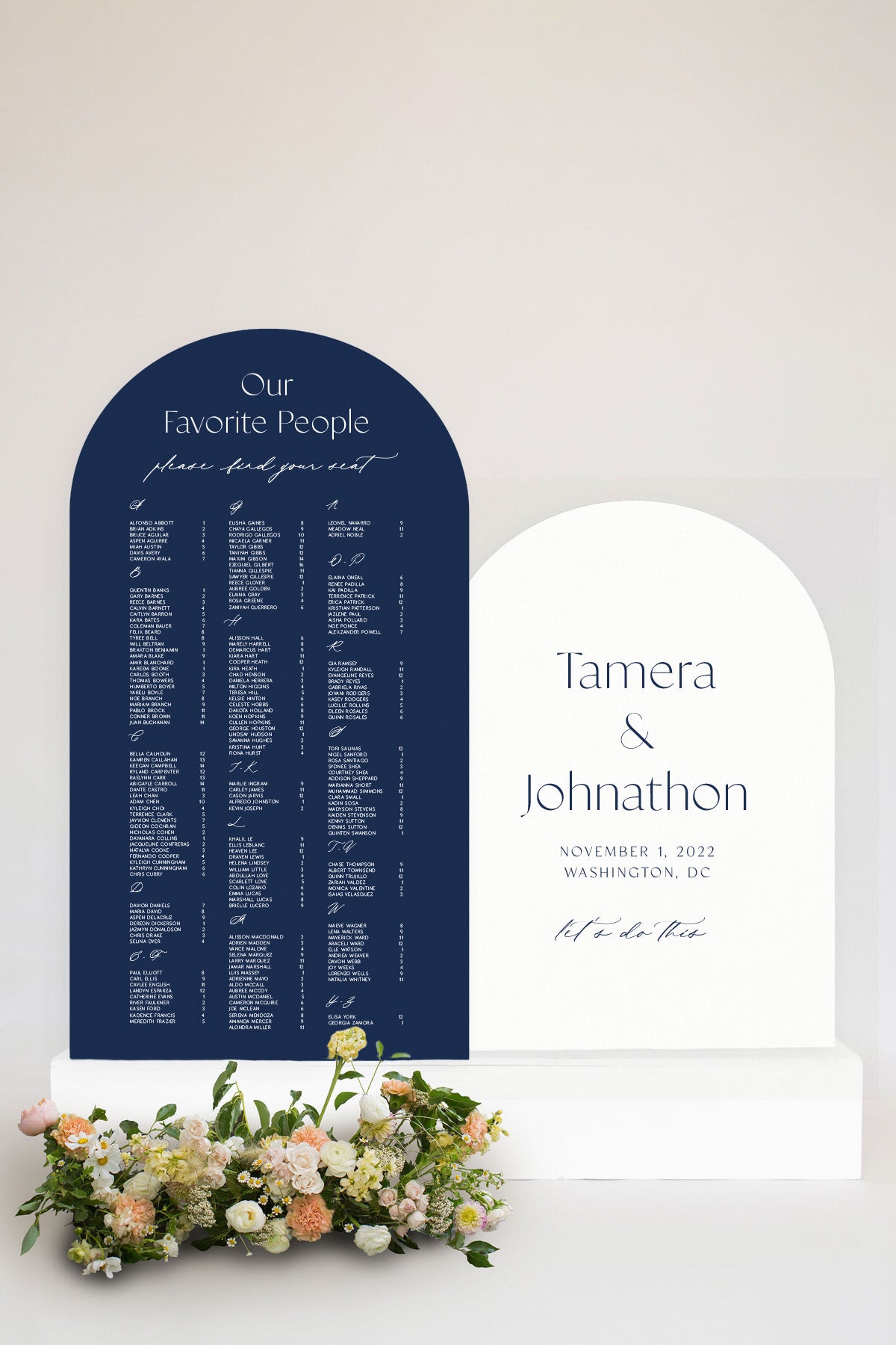 Welcome To Wedding Sign | The Tamera