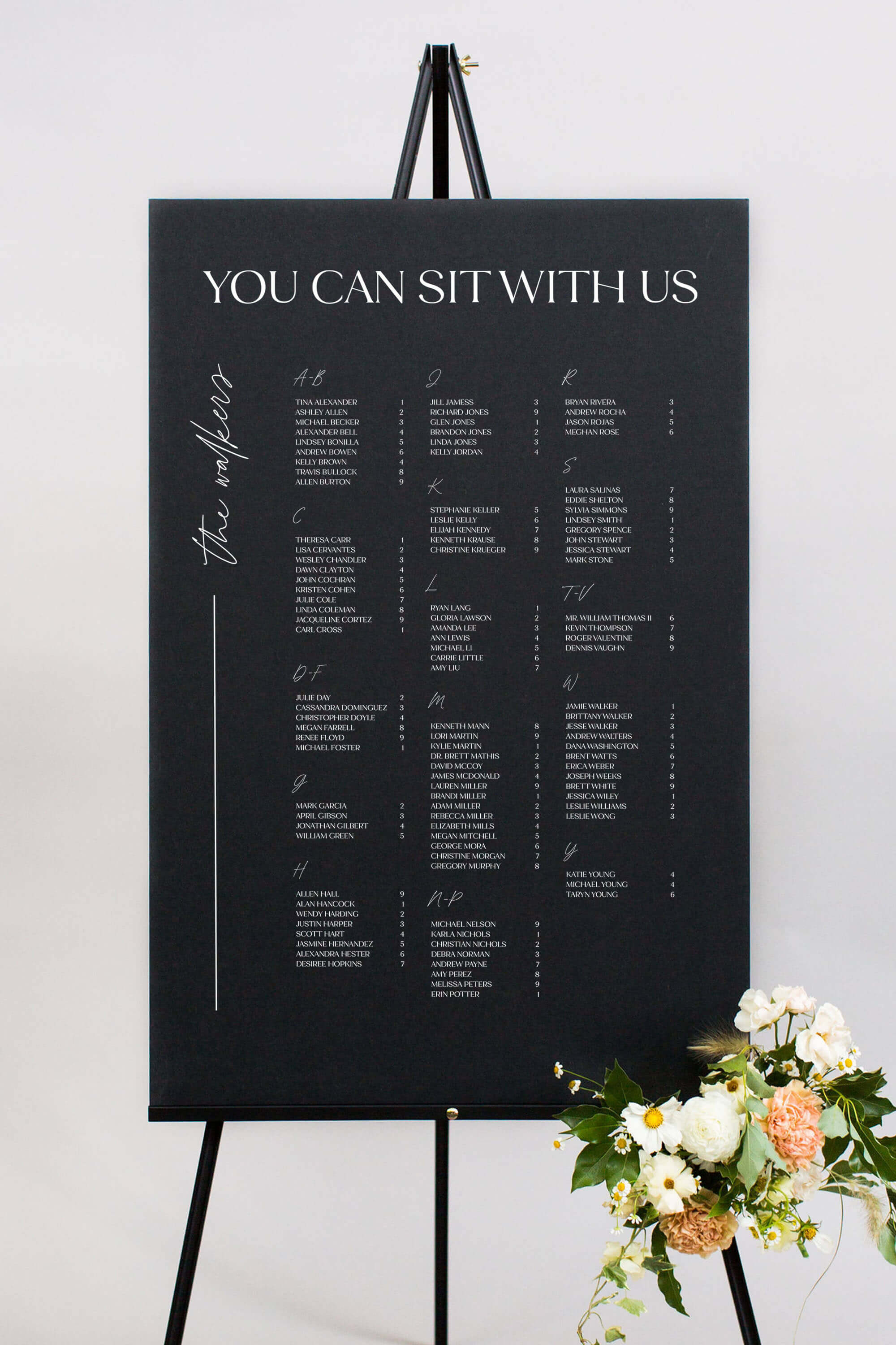 Find Your Name, Take Your Seat, Bon Appetit Wedding Seating Sign – Rich  Design Co